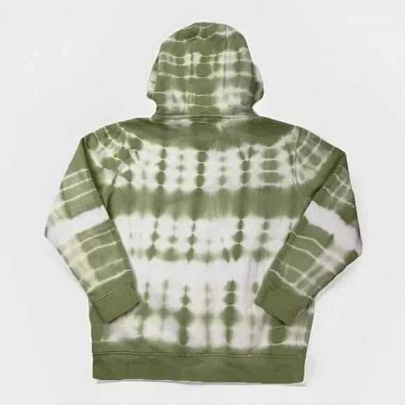 Vans Tie Dye Outfit 3 Piece Hoodie‎ Shirt Shorts Green White Youth M/L 12/14 - Picture 12 of 14